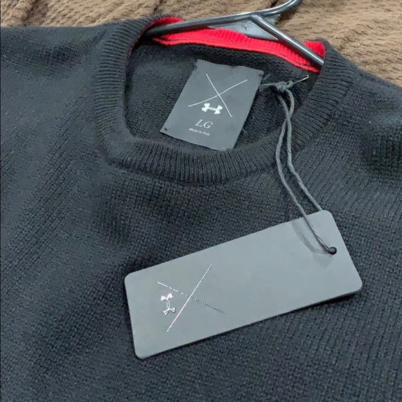 Men’s Large Under Armour Cashmere/Silk Sweater NWT - Picture 2 of 7